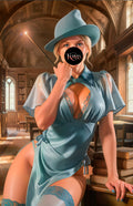 WIZARD GIRL BLONDE | NAUGHTY or NICE  | SINGLE COVER PRINT| KURVES COMICS