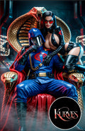 BARONESS & COBRA COMMANDER | VIRGIN NICE | SINGLE COVER PRINT| KURVES COMICS