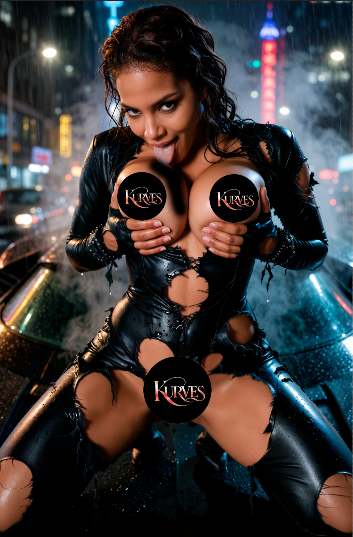 HALLE CATWOMAN COSPLAY V2 | NOTI | SINGLE COVER PRINT| KURVES COMICS