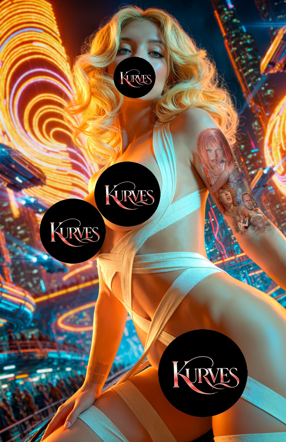 SYDNEY FIFTH ELEMENT | VIRGIN NOTI | SINGLE COVER PRINT| KURVES COMICS