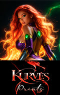 STARFIRE  NAUGHTY or NICE  | SINGLE COVER PRINT| KURVES COMICS