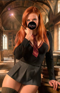 WIZARD GIRL REDHEAD  | NAUGHTY or NICE  | SINGLE COVER PRINT| KURVES COMICS