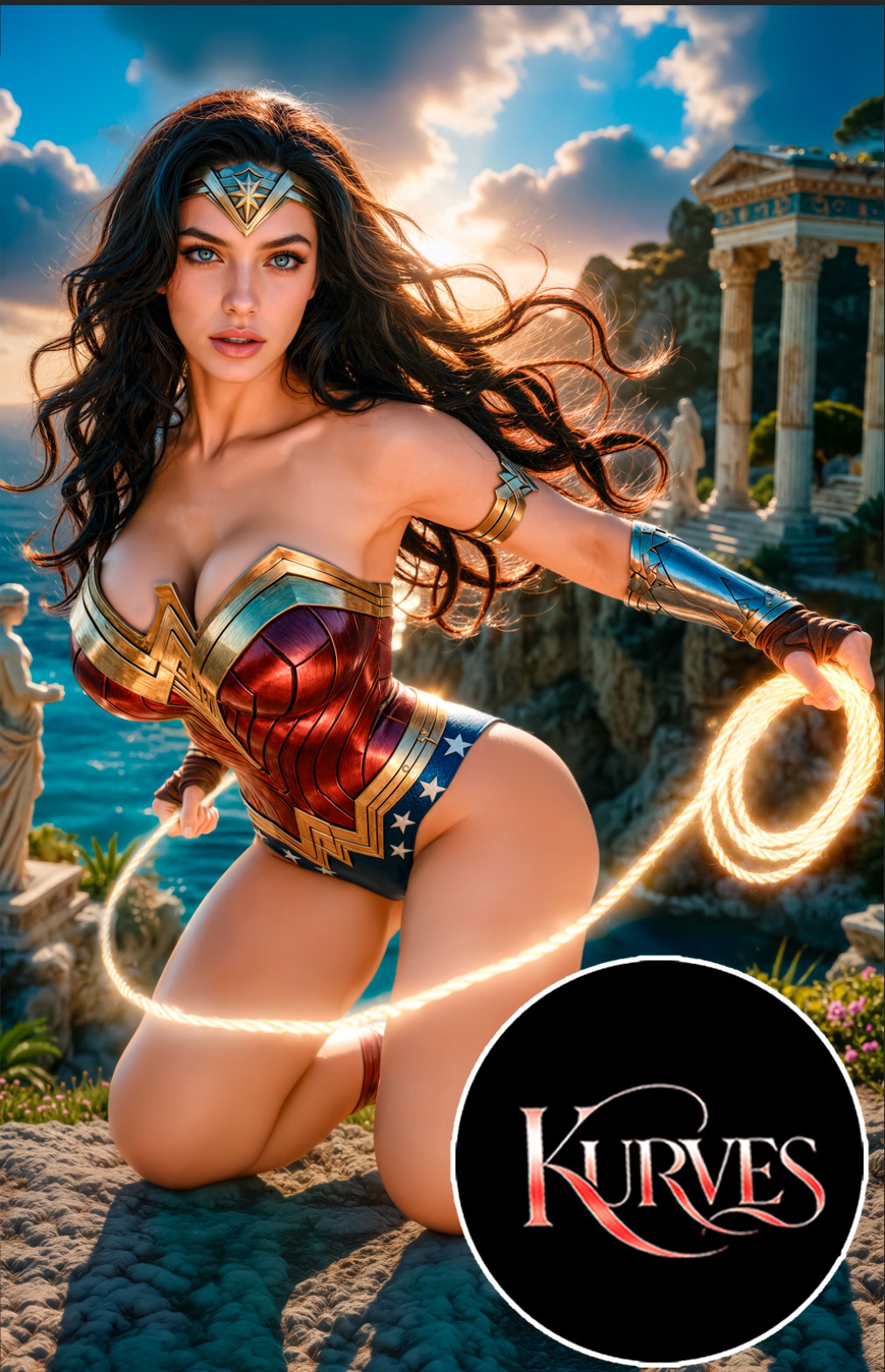 WONDER WOMAN V5 | NT or NICE | SINGLE COVER PRINT| KURVES COMICS