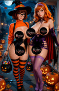 VELMA and DAPHNE V10 HALLOWEEN | VIRGIN NOTI|  SINGLE COVER PRINT| KURVES COMICS