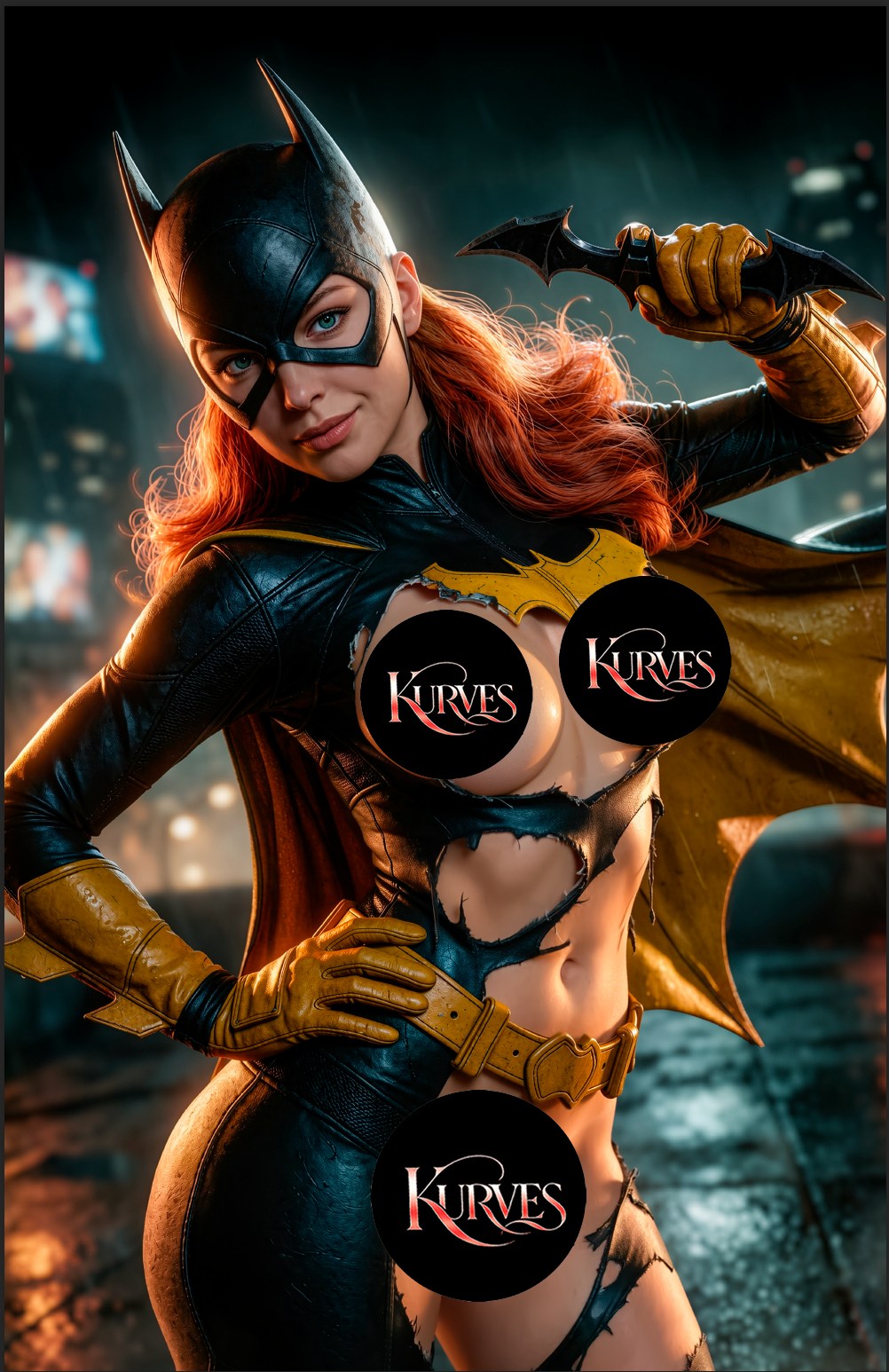 BATGIRL V3 | VIRGIN NOTI or NICE | SINGLE COVER PRINT| KURVES COMICS