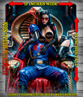 BARONESS & COBRA COMMANDER NOTI Metal Sign Wall Art 14" x 11"