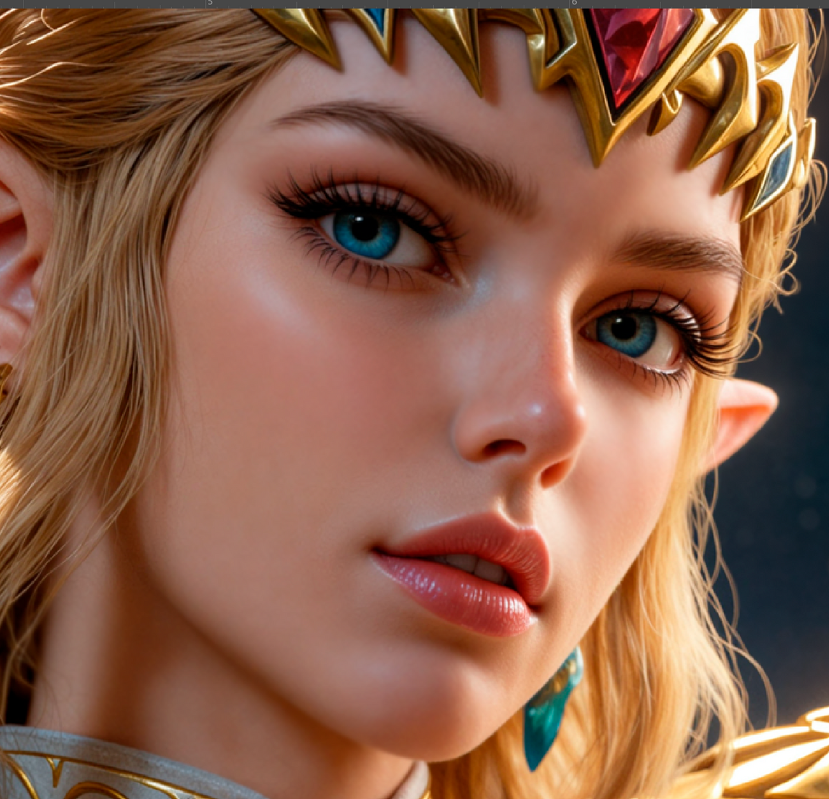 PRINCESS ZELDA NICE Metal Sign Wall Art 14" x 11"