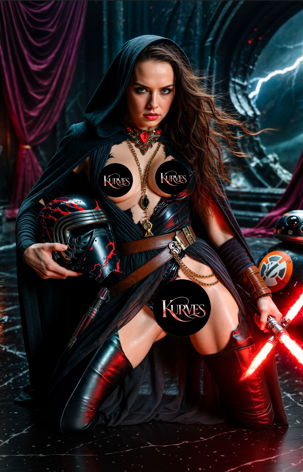 REY V7 | VIRGIN NOTI | SINGLE COVER PRINT| KURVES COMICS