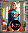 SUPERGIRL V8 NOTI  Metal Sign Wall Art 14" x 11"