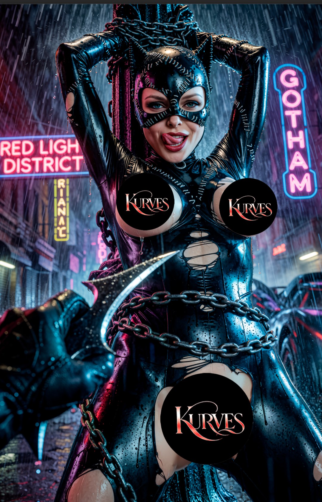 CATWOMAN | VIRGIN NOTI | SINGLE COVER PRINT| KURVES COMICS