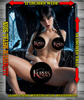 WEDNESDAY IN GOTH BEDROOM NOTI Metal Sign Wall Art 14" x 11"