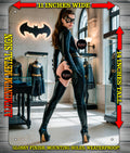 CATWOMAN  V2 ANNE H. NOTI Metal Sign Wall Art 14" x 11"