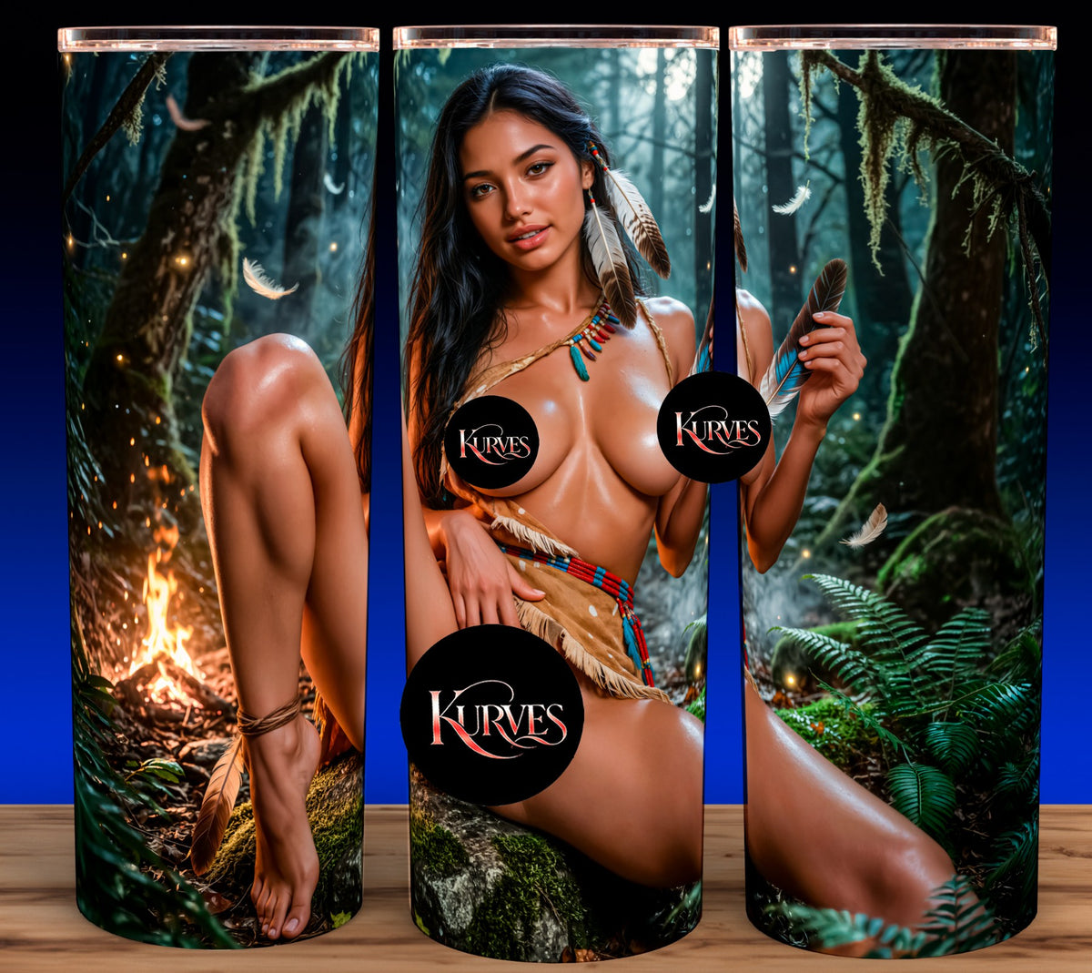 POCAHONTAS V2 NOTI STAINLESS STEEL CUP MUG TUMBLER 20 OZ