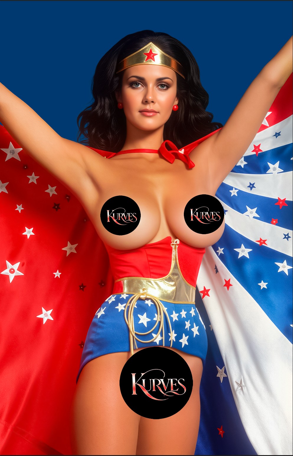 WONDER WOMAN 70s V5 | VIRGIN NT | SINGLE COVER PRINT| KURVES COMICS