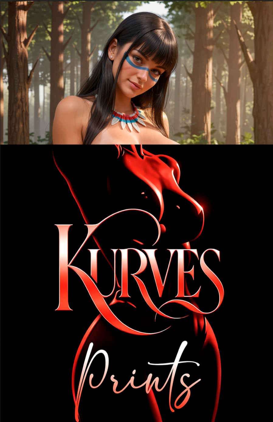 POCAHONTAS | VIRGIN NOTI | SINGLE COVER PRINT| KURVES COMICS
