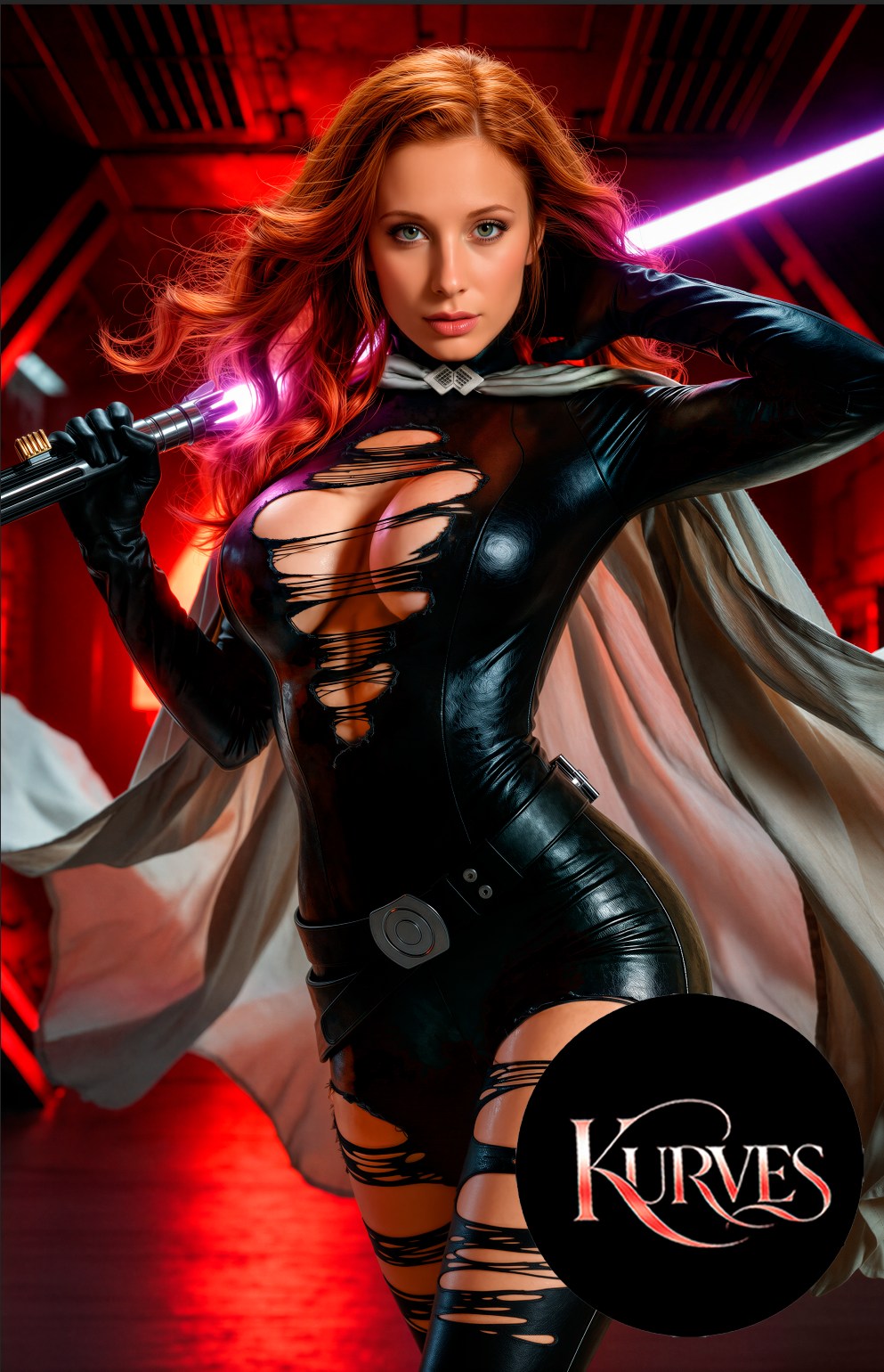 MARA JADE  | VIRGIN NOTI or NICE | SINGLE COVER PRINT| KURVES COMICS