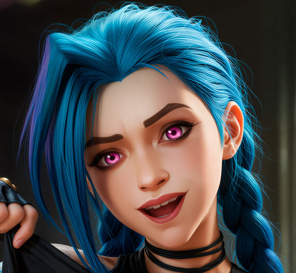 JINX COSPLAY NOTI  Metal Sign Wall Art 14" x 11"