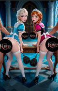 ELSA & ANNA V13 MAID OUTFIT | VIRGIN NOTI | SINGLE COVER PRINT| KURVES COMICS