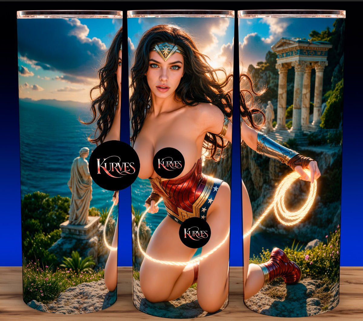 WONDER WOMAN STAINLESS STEEL CUP MUG TUMBLER 20OZ