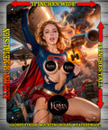 SUPERGIRL V11 NOTI  Metal Sign Wall Art 14" x 11"