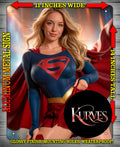 SYDNEY SUPERGIRL NICE VERSION Metal Sign Wall Art 14" x 11"