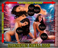 MELINA Sexy Wrestler ADULT Metal Sign Art 14 x 11