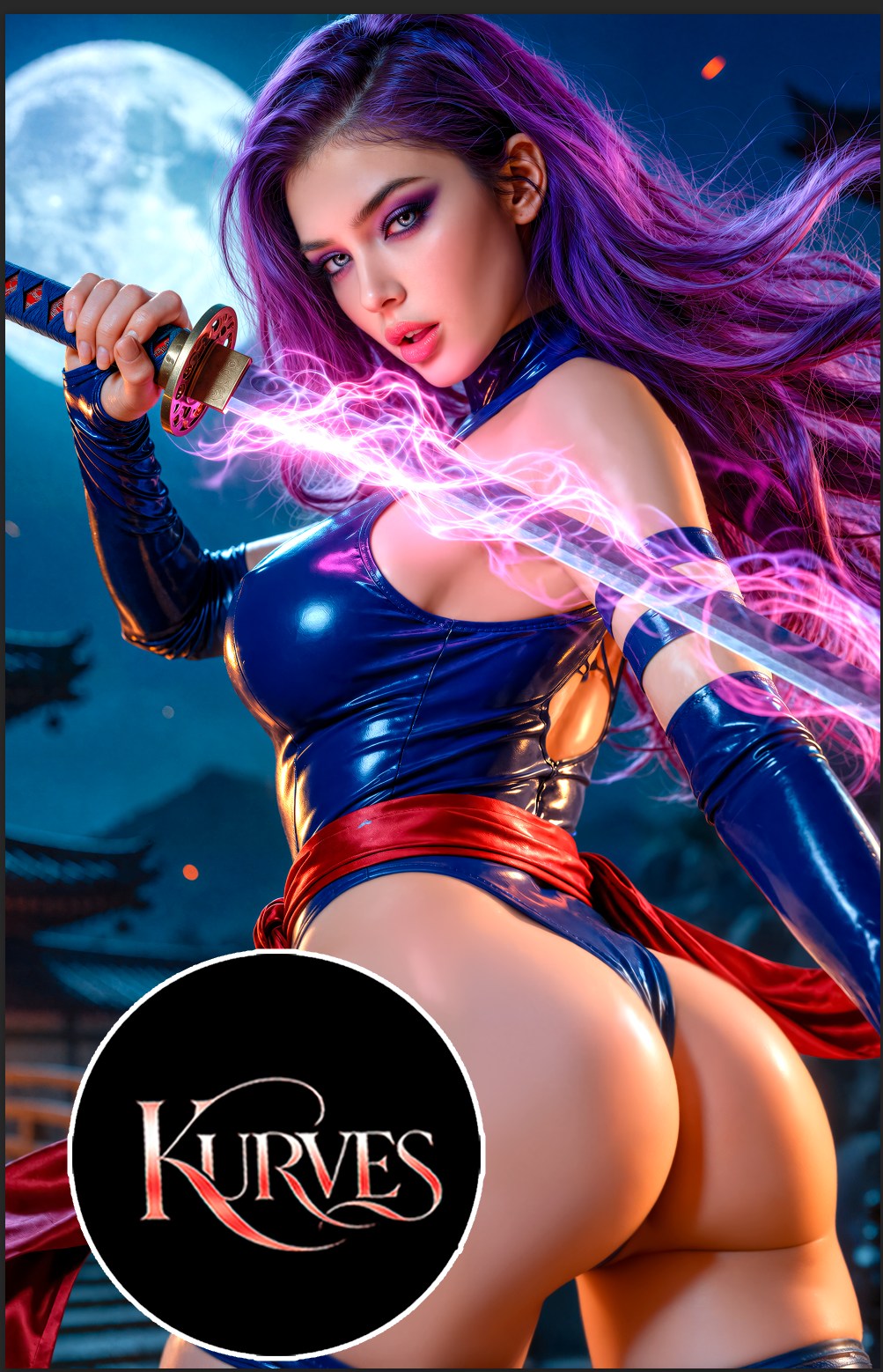 PSYLOCKE V4 | NT OR NICE | SINGLE COVER PRINT| KURVES COMICS
