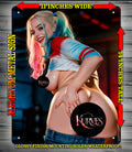 HARLEY QUINN M V5 NOTI  Metal Sign Wall Art 14" x 11"