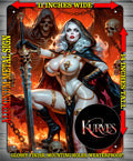 LADY DEATH V2 COSPLAY NICE Metal Sign Wall Art 14" x 11"