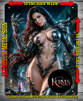 WITCHBLADE Metal Sign Wall Art 14" x 11"