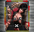 ELVIRA ON THRONE NOTI Metal Sign Wall Art 14" x 11"