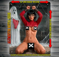 VELMA CHAINED NOTI Metal Sign Wall Art 14" x 11"
