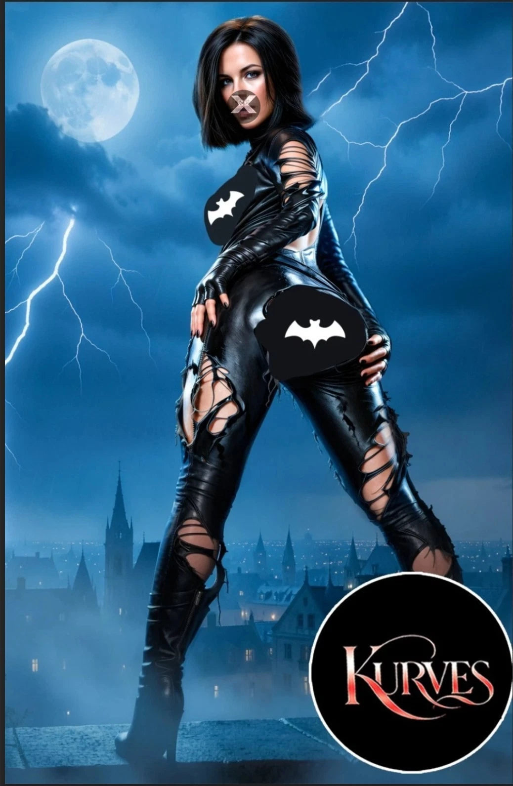 SELENE VAMPIRE V6 | VIRGIN NOTI | SINGLE COVER PRINT| KURVES COMICS